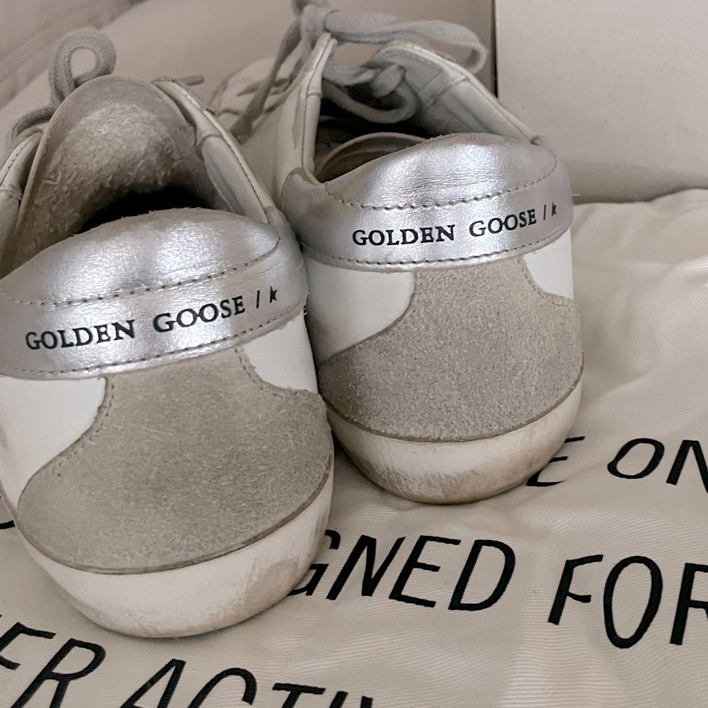AUTHENTIC (39) GOLDEN GOOSE super star classic with spur